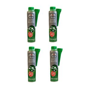 مکمل سوخت خودرو بنزینی آتا اویل مدل 98 سوپر متال حجم 330 میلی لیتر بسته 4 عددی